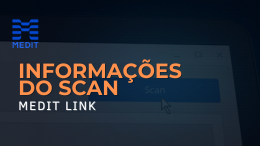 MEDIT Link:  Informações sobre o Escaneamento - Tempo e Velocidade